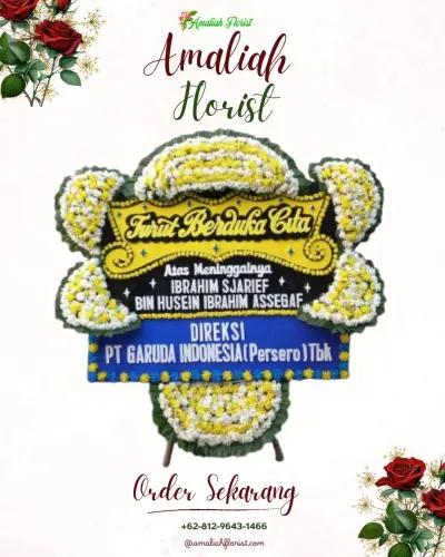 Papan Bunga Duka di Kebon Kosong
